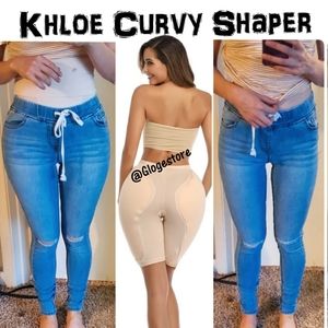 Khloe Curvy Shaper High-Waist Seamless Shaping Shorts - Nude